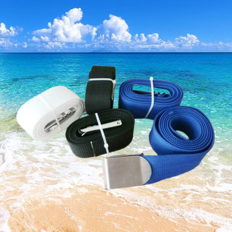 Nylon Diving Weight Belt w/Plastic Buckle, Blue