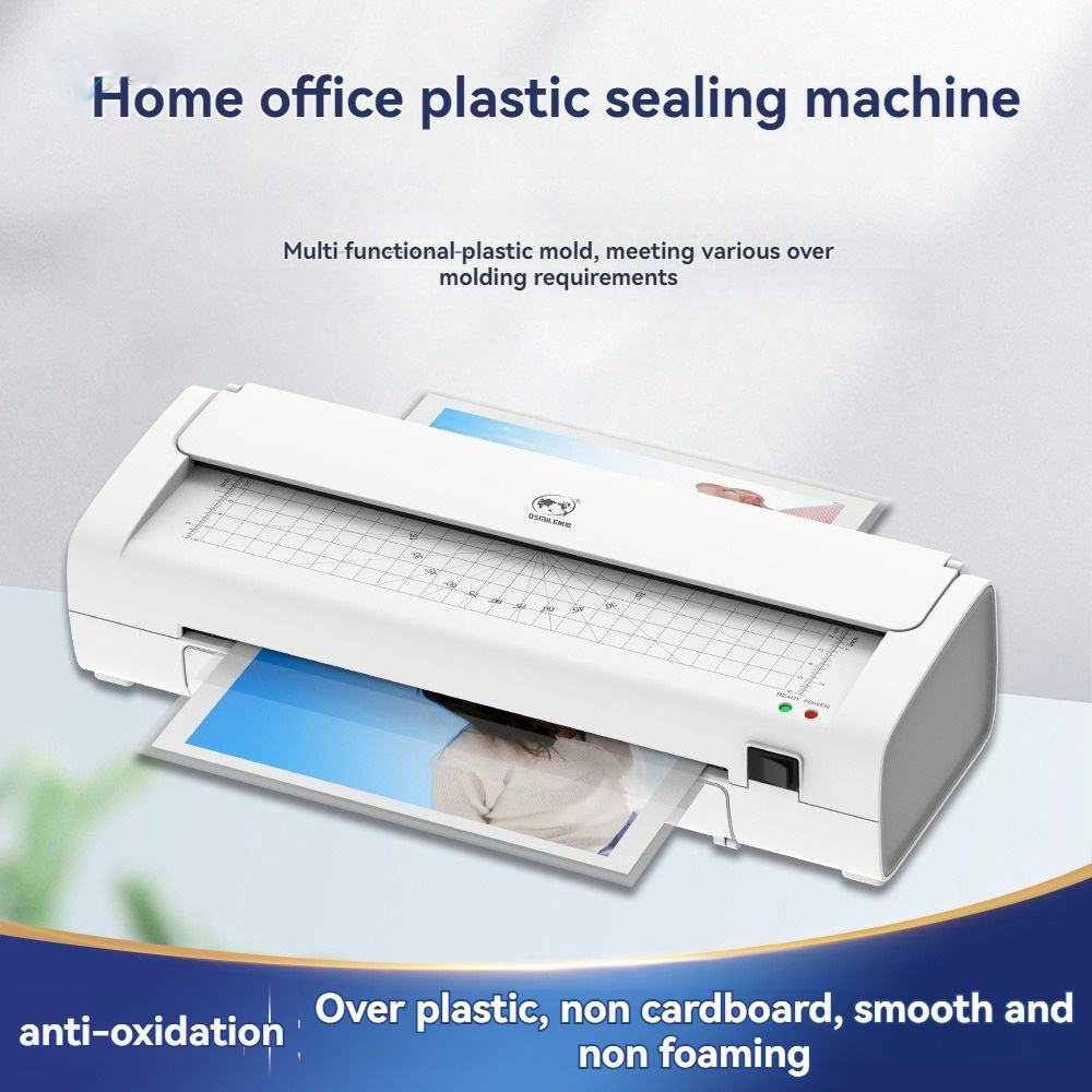 High Quality SL389 Multi-Functional Laminating Machine Hot Press A4 Laminating Machine with Paper Cutter, Corner Cutter and 10 Film