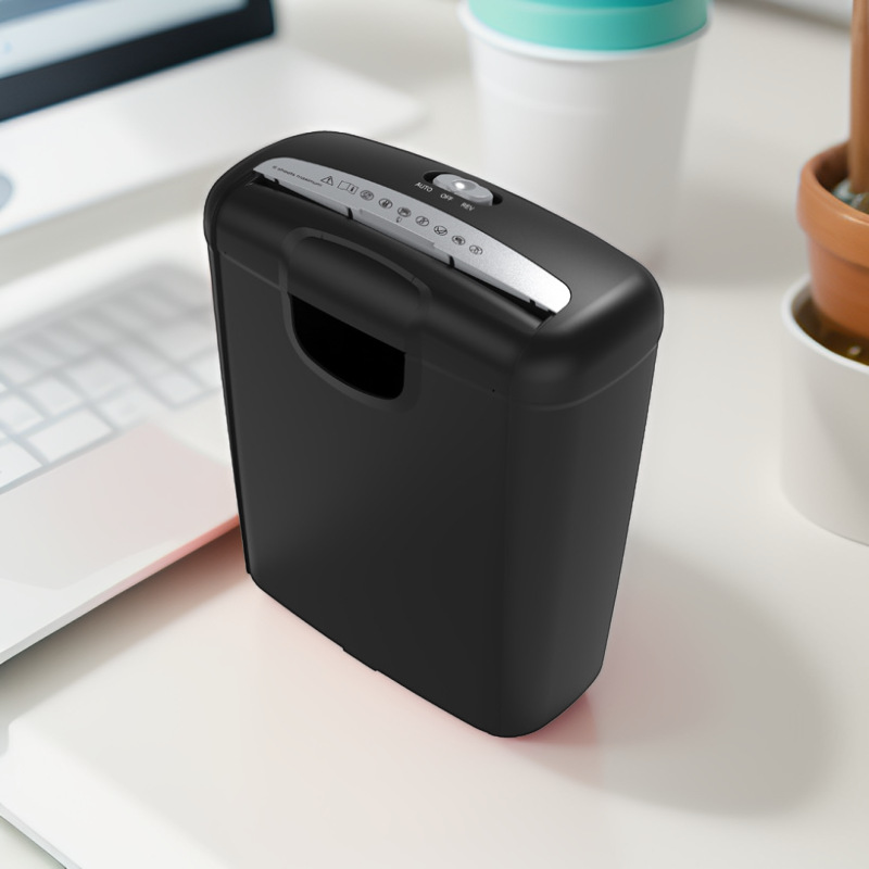 KuoRui OS601S P2 6 Sheet Strip Cut Function 60db Paper Shredder Machine