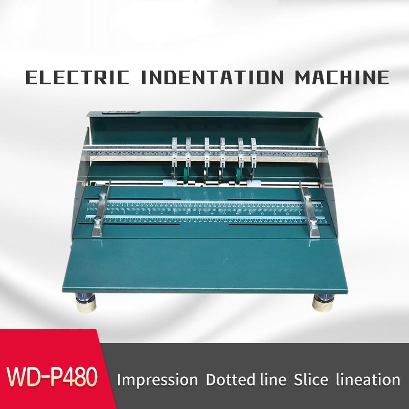 WD-P480 Electric A3 Paper Creasing Machine 480mm/18'' Desktop Paper Processing Machine