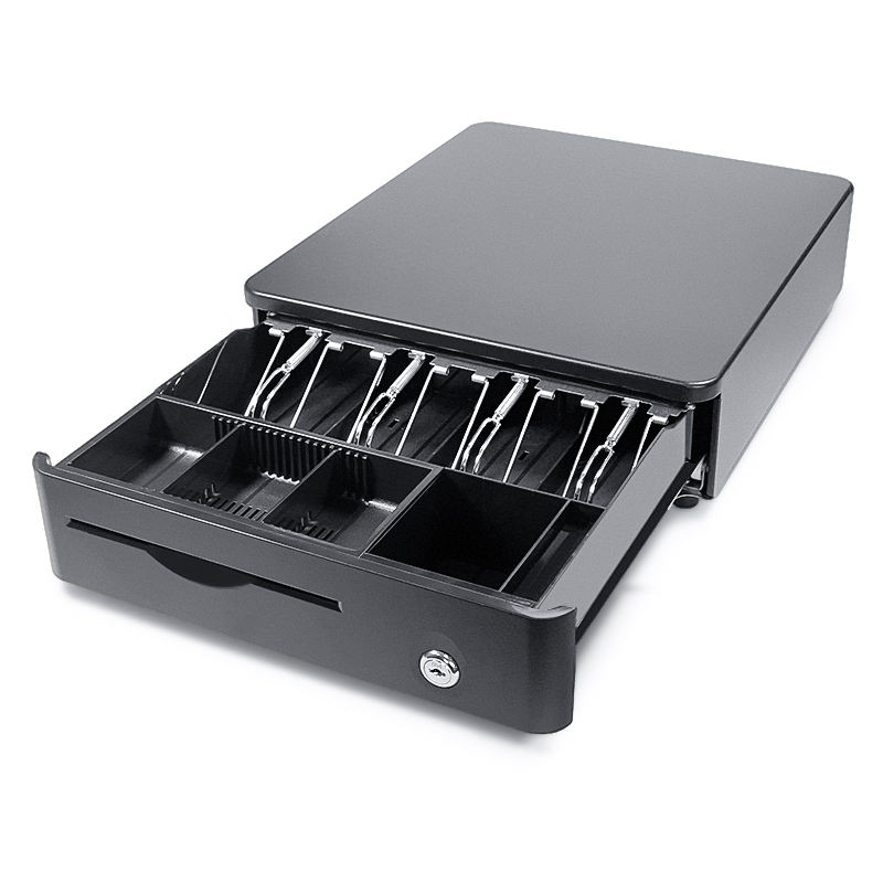JY-335D 13 Inch Rounded Corners  Electronic Pos Cash Drawer Suppliers Cash Register  With 12V/24V RJ11/RJ12 Cable for Sale