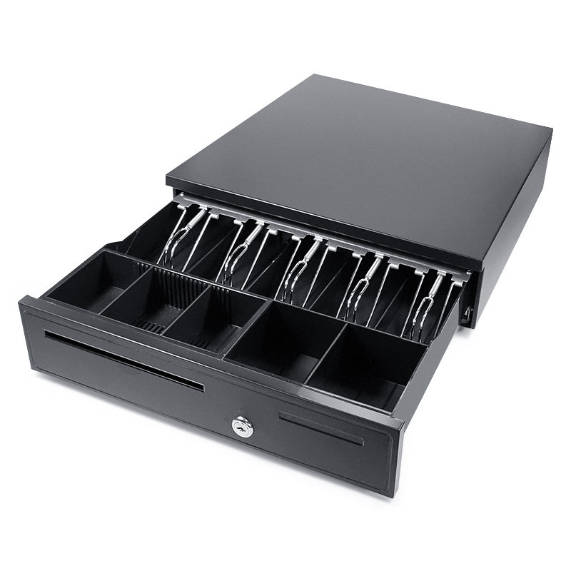 JY-405D 16'' 5 Bill 6 Coins Electronic POS Cash Drawers For Supermarket