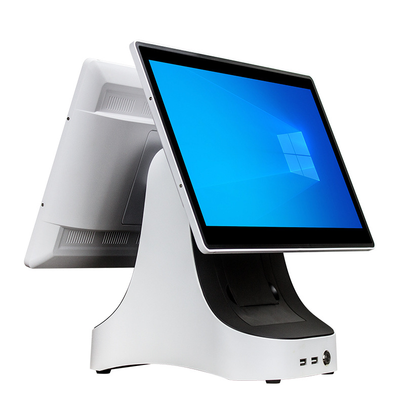 605P Windows Touch Cash Register POS Catering Retail Convenience Stores All-in-One Cashier Machine Payment Screen