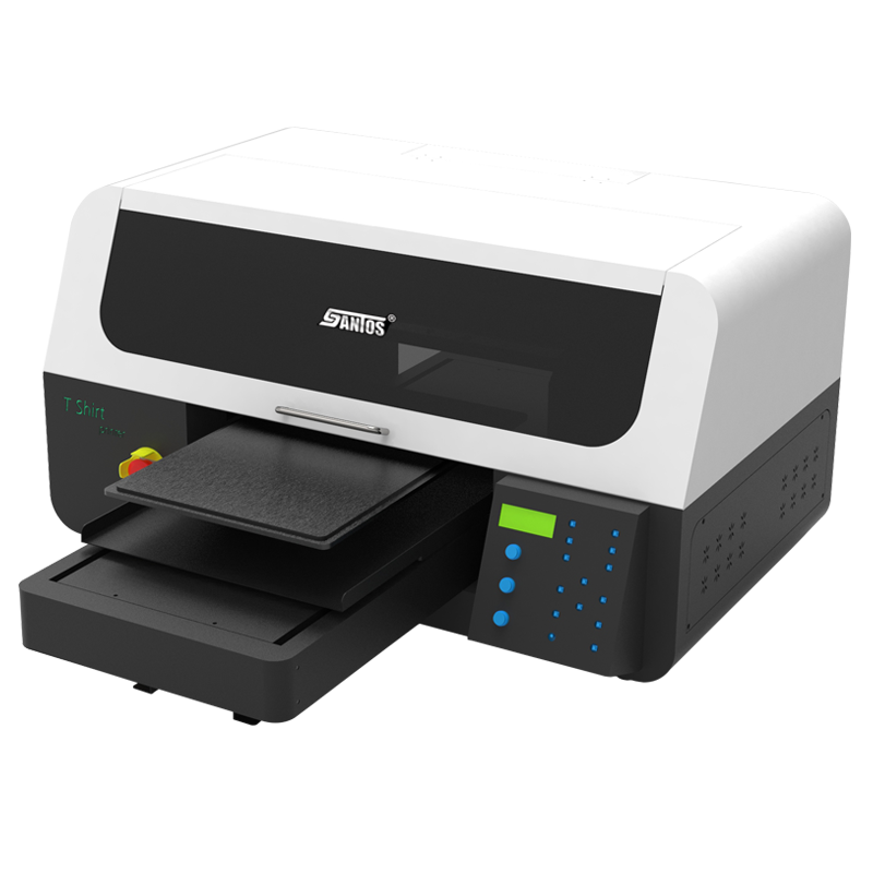 ST-4060G DTG Printer Double XP600 I1600A1 Printhead Digital Textile Printer T-shirt Printing Machine UV Textile Ink A2 DTG Printer