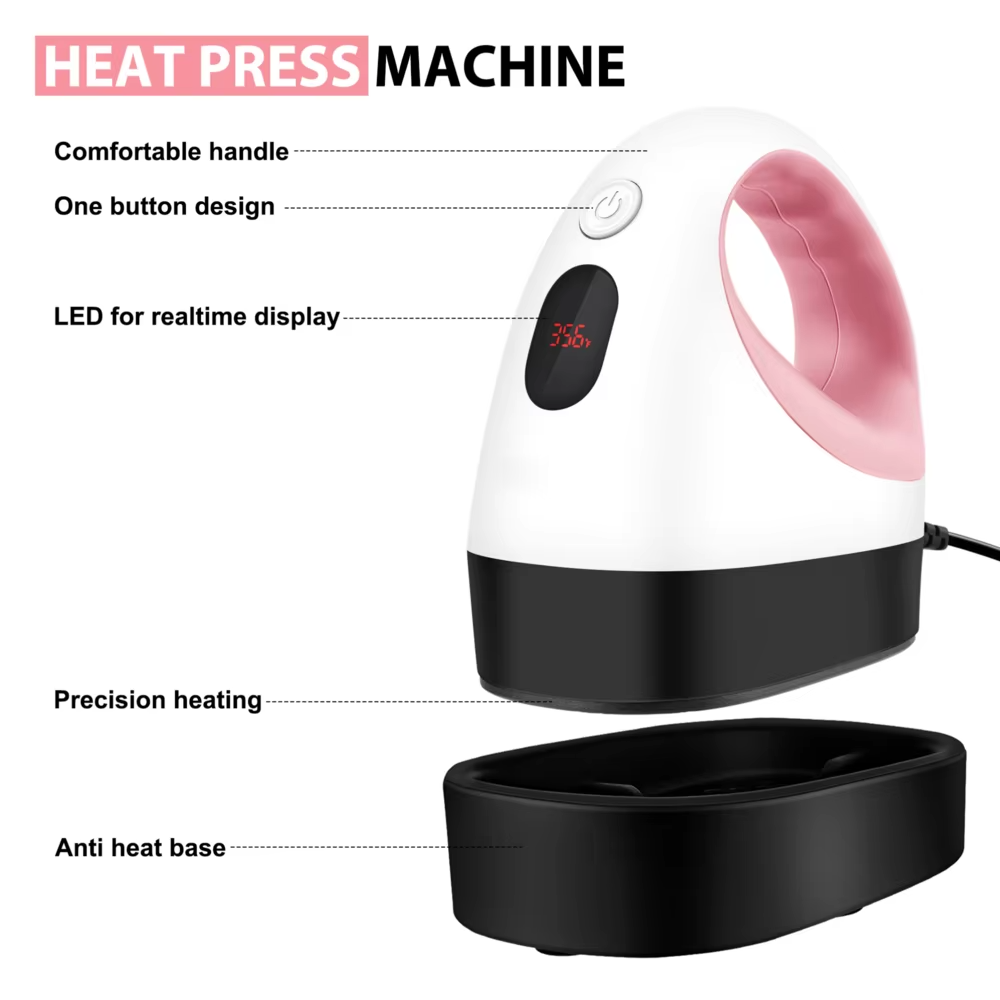 CHP2301 Economical Mini Portable Lightweight Sublimation Transfer Clothing Item Heat Press Machine