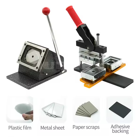 FM-M3 Aluminium Bottom 65*90mm Badge Making Machine DIY Fridge Magnet Button Press Maker with Consumables