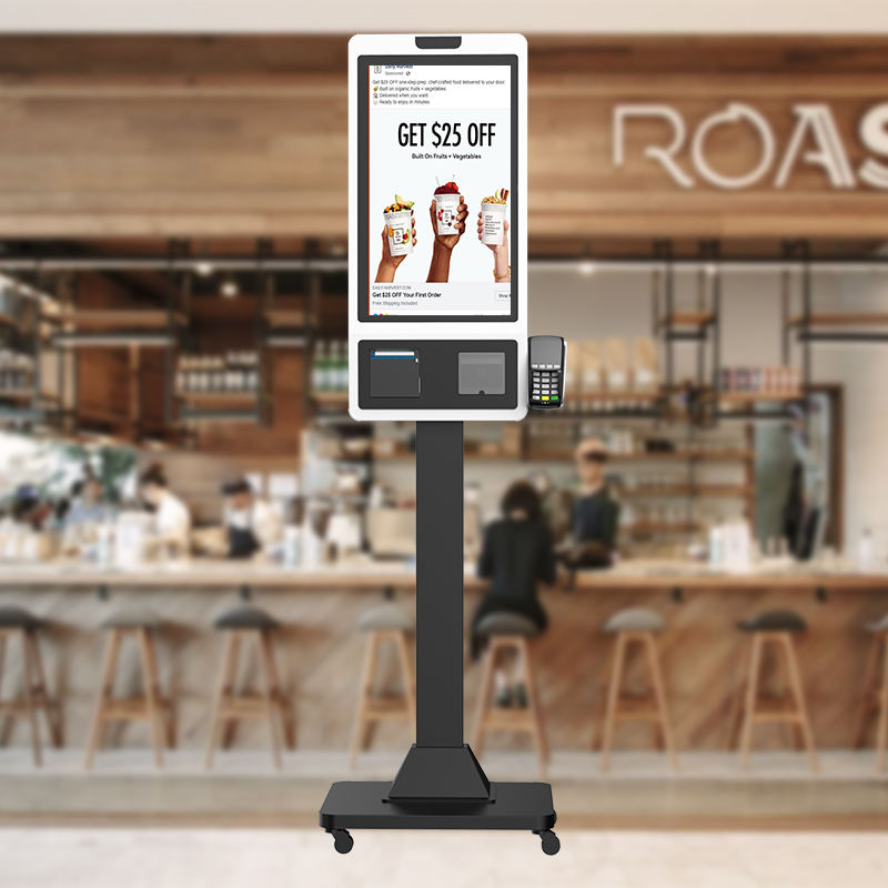 ST824 Portable Self-service Ordering Machine Self Pay Terminal Order Kiosk Display Payment Terminal Touchscreen Self Order Machine