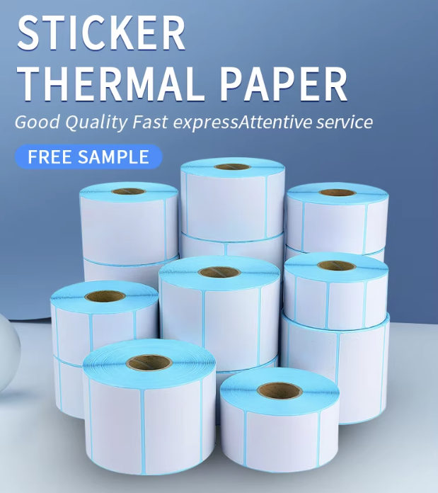 Customized Thermal Label Sticker Self Adhesive Shipping Label Printer 4X6 Thermal Label Waybill Sticker