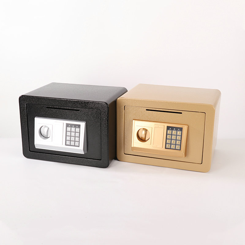 20E1 Mini Digital Safe Box with Electronic & Key Lock Solid Steel Anti-Theft Vault for Hotels & Executive Offices